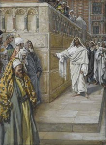 This image depicting Matthew 21:33-46 is by French painter and illustrator James Jacques Tissot (1836-1902), rendered in opaque watercolor over graphite on gray woven paper, owned by the Brooklyn Museum, and used from this website.