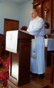 As he gives attention to the public reading of Holy Scripture, Pastor Galler honors the divinely-inspired St. Paul’s exhortation in 1 Timothy 4:13. Most services make use of Psalm verses and include one reading each from the Old Testament, Acts or a New Testament epistle, and an account of the Gospel.