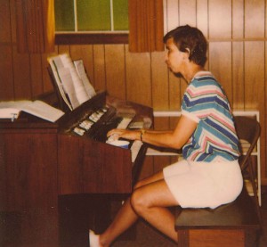 Organist Carolyn Holcombe began playing for the congregation on a “temporary” basis on August 2, 1981, the Sunday after former organist Joan Wageman left with her husband, Pastor Wagerman, who had taken a new call. Still today God continues to bless the congregation with Carolyn’s worship leadership from the keyboard.